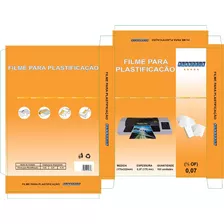 Pouch Plástico Plastificação A4 07 10 Pct C/100 Un = 1000 Un