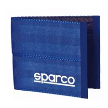 Billetera Cartera Porta Documentos Sparco Azul / Tecnocenter Diseño De La Tela Rayado