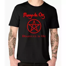 Camisetas Negras Modelo Alfa Mago De Oz Rock