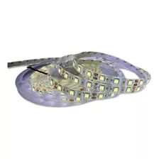 Fita Led 5050 5 Metros C/silicone Ip65 Sem Fonte Cor Da Luz Branco-frio Tensão De Operação 12v