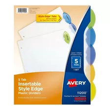 Avery Separadores Plásticos Pestañas Insertables - 11200