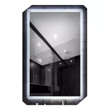 Espejo Led Luz 3 Tonos Vertical Horizontal 40 X 80 Baño