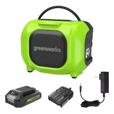 Greenworks Altavoz Compacto Bluetooth De 24 V, Altavoz Portá 110v