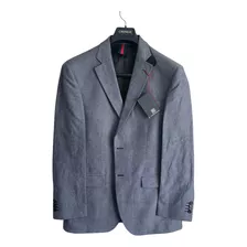 Blazer Azul Daniel Cremieux 40r 54% Lino 46% Algodón