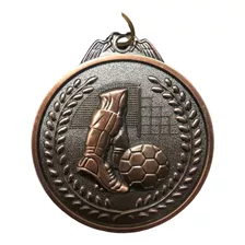 Medalla Premio Fútbol Trofeo Campeones Bronce, Plata Y Oro