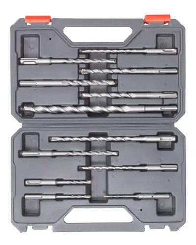 Set Mechas Sds Plus Kwb 12 Pz - 5 A 14mm Rotomartillo Dgm
