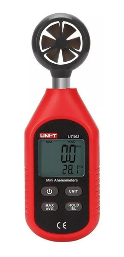 Mini Anemómetro Digital Unit Ut363 Velocidad Y Temperatura