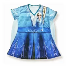 Fantasia Infantil Elsa Frozen Com Capa