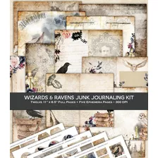 Harry Potter Papeles Junk Journal Scrap