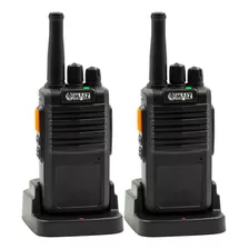 Par Rádio Comunicador Profissional Ht 16 Canais Haiz Hz-m77 Cor Preto