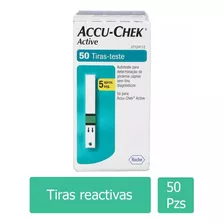 Accu Chek Active Caja Con 50 Tiras Reactivas Color Verde