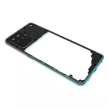 Marco Central Para Oppo Reno 5 Lite Cph2205 Azul Violeta Rep