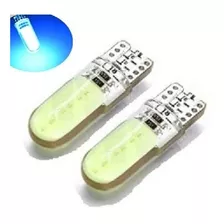 Par Lâmpada Pingo T10 Led Cob Proteção Silicone Farolete