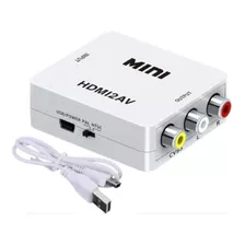 Convertidor Adaptador Hdmi A Rca Audio Y Video