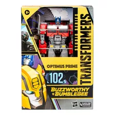 Figura Transformers Optimus Prime Buzzworthy Bumblebee 102bb