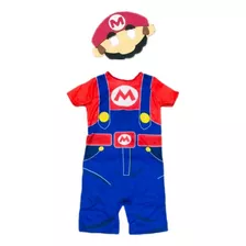 Fantasia Masculina Mario Com Máscara