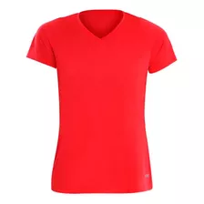 Camiseta Feminina De Corrida Run Dry Coral Kalenji