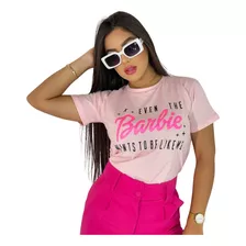 Blusa Barbie Filme T-shirt Camiseta Feminina Tendência