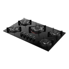 Cooktop 5 Bocas Pto Tripla Chama Atlas Utop Bivolt 110v/220v