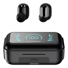 Auriculares Bluetooth Inalámbricos Hyundai Hy-t04 Color Negro