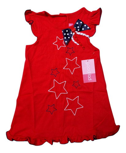 Vestido Casual Goodlad De Niña Rojo Talla 4 Red - blusas y vestidos Vestido Casual Goodlad De Niña Rojo Talla 4 Red - blusas y vestidos