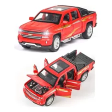 Chevrolet Silverado Miniaturas Metal Carros Abre Portas