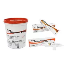 Kit Silicona Fluida Activador Densell Condensación Dental 