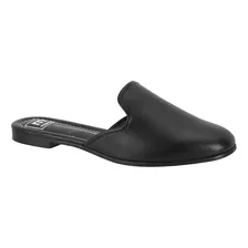 Zuecos Moleca Slippers Mujer Confort 5722.112 Negro Natshoes