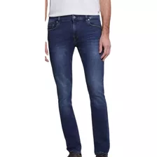 Jeans Skinny Guess Azul Oscuro Deslavado