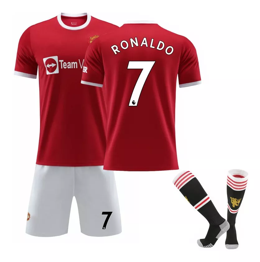 Camisa Número 7 De Cristiano Ronaldo Con Calcetines Original