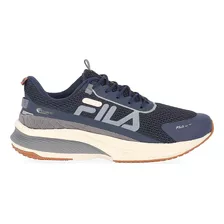 Zapatillas Running Fila Progress Hombre En Azul Y Gris | Sto