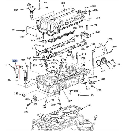 Valvula Vvt Arbol Levas Escape Pontiac G4 2.4l L4 2006 Foto 5