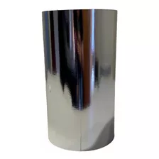 Vinilo Adhesivo De Corte 30 Cm X 1 Mts, Plateado Metalizado