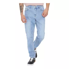 Jeans Hombre Skinny Fit Superflex Color Azul Claro Corona