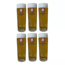 6 Vasos De Cerveza Spaten Munchen 400 Ml Alemania Rastal