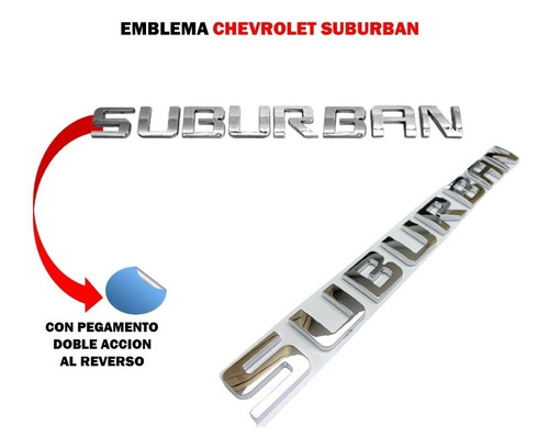 Emblema Lateral Compatible Con Suburban 07-21 Lado Izquierdo Foto 3