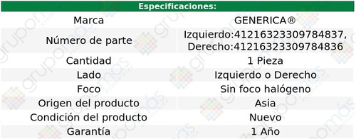 1) Faro S/foco Halog Generica Nissan Sentra Del 2020 Al 2021 Foto 2