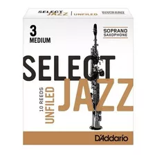 Cañas Sax Soprano Daddario Select Jazz - Unfiled