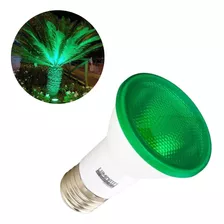 Lâmpada Verde Par 20 Led 6w P/ Jardim Area Externa Kit 2pçs