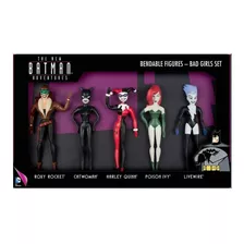 Set Bad Girls-the New Batman Adventures Bendable-5 Bonecas