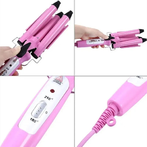 $90.000 - Rizador-ondulador Para Cabello 3 Tubos- 40w Temper Ajustable |  Acacompro.com