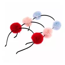 Diademas Para Cabello - Peludo Cinta De Cabeza, Pom Pom Del 