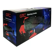 Kit Gamer 4 En 1 Gtc 014 Teclado + Mouse + Audífonos + Mouse