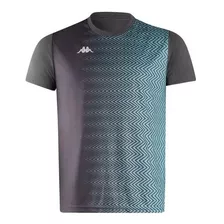 Camiseta Kappa Mozhan Masculino | Verde E Cinza 