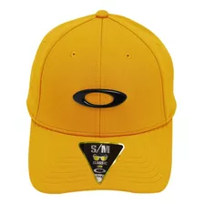 Boné Oakley Tincan Cap Amber Yellow Logo Blackout - Amarelo