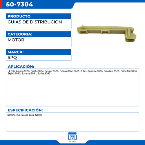 Gua De Distribucin Cutlass Calais 1987-1991 L4 2.3 Foto 3