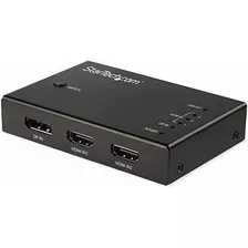 Startech.com Conmutador De Video Hdmi De 4 Puertos - 3x Hdmi