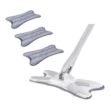 Kit Rodo Mop Twist Torce Pano Para Piso Laminado + 3 Refil