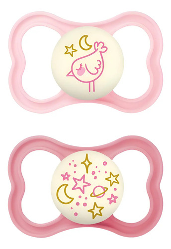 Chupeta Mam Supreme Night 16+meses Rosa Rosa 16 + Meses