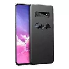 Funda Para Celular Samsung S10+ O S10 Plus De Batman Negra